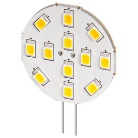 LED Recessed Spotlight 2 W G4 Socket Replaces 20 W 170 Lumen Warm-White Light 2800 K Set of 10