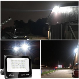 2 Pack 150W Led Flood Lights, 15000lm 6000K Daylight White Exterior Flood Lighting, Outdoor Indoor Lights Fixture, Security Floodlight Spotlight for Yard, Garden, Garage, Rooftop