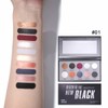 Maffick Paleta de Sombras de Ojos, 10 Colores, Negro y