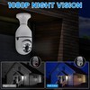 YnGia Light Bulb Camera 1080p Home Security Camera Wireless WiFi