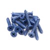 IMScrews 1/4" x 1-3/4" Blue Flat Head Concrete Screws for