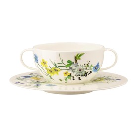 Rosenthal Brillance Fleurs des Alpes 10530-405108-10420 Soup Cup Set of 2