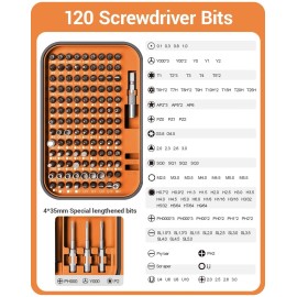 Kingsdun 130PC Screwdrivers Repair Tools Kit Set DJI Mavic Parrot,Spark,Phantom 3/4 Drone