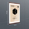 Ghims A4 Diploma Frame Wall Hanging Picture Frame A4 Magnetic