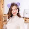 Cute Plush Cat Ears Headband (Purple, One size)