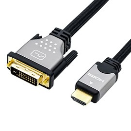 Rotronic Roline 11045871 Monitor Cable DVI Male to HDMI Male, Dual Link, 2 m Silver/Black