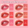 ULTRAMO Labial Mate Sedoso, Labial de Color Duradero, 6 Colores
