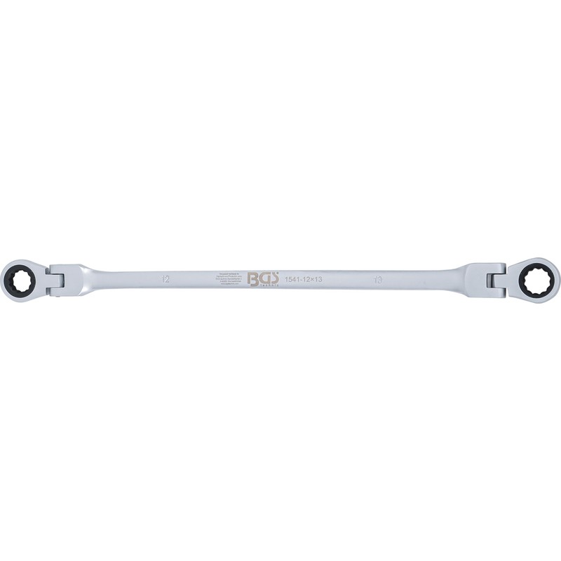 BGS 1541-12X13 | Double Ratchet Joint Wrench | SW 12