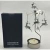 HOKHBCW Rotary Candle Holder Spinning Candleholder Metal Small Gift (Christmas
