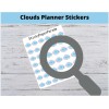 Homemade Clouds Planner Stickers 69-2  / Planner Stickers  / Journal