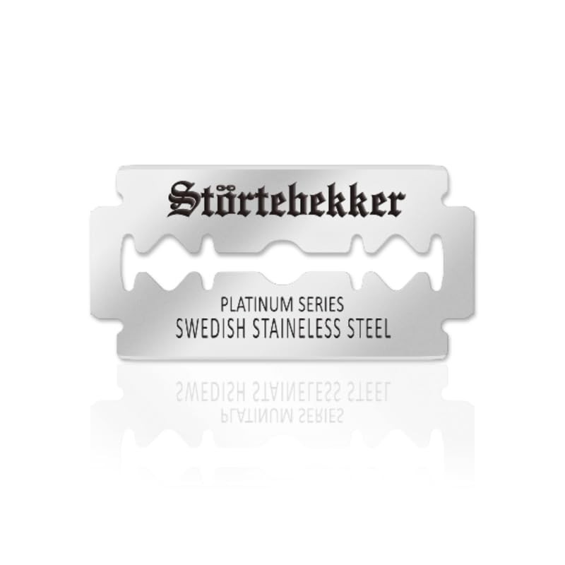 Störtebekker® Starter Set with Safety Razor with Case (Black) and