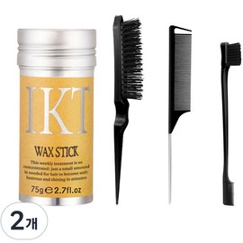 Moreness Fine Hair Fixing Stick Hair Styling Wax Studios Hair Styling, 2 Pieces, 75g / 모어니스 잔머리 고정 정리 스틱 헤어 스타일링 왁스 스튜디어스 헤어스타일링, 2개, 75g