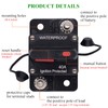 Zesugo 2-Pack 40A Circuit Breaker with Manual Reset for Car