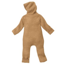 Disana Walk Overalls Baby & Children - 100% Organic Merino Wool Walk - Breathable & Pleasantly Warming - Unisex Size 50 - 104 - Sustainable & Fair - with Cuffs - Made in Germany, Blackcurrant