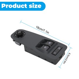 Window Regulator Switch For Citroen Relay/Jumper 2006-2015, Peugeot Boxer 2006-2015, Car Window Regulator Control Switch Driver Side 735487419