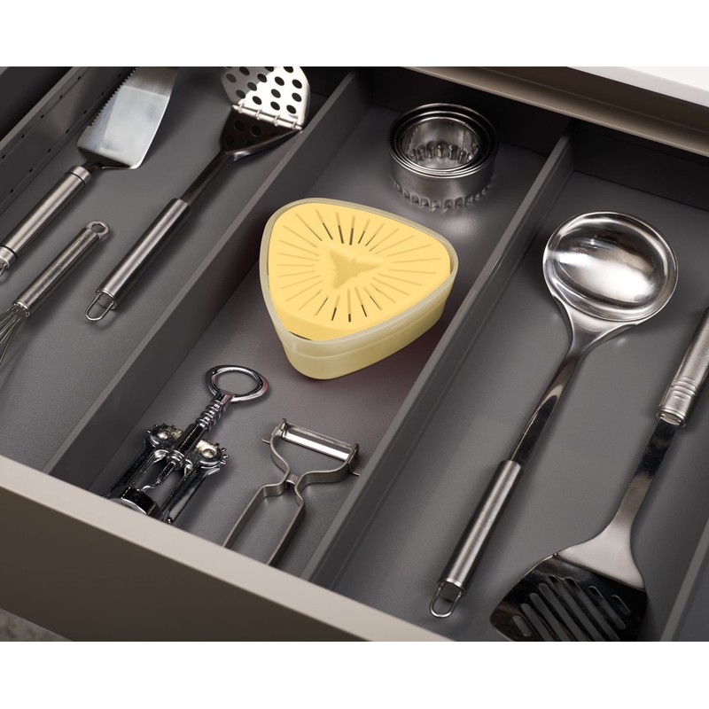 Joseph Joseph Duo Juicer with reversible lid,Yellow