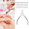 POTUANOT 9 Pcs Cuticle Nippers Set,Stainless Steel Cuticle Cutters,Cuticle Pusher