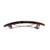 Gachipin No-Slip Barrette Oval Gloss Barrette (Black)