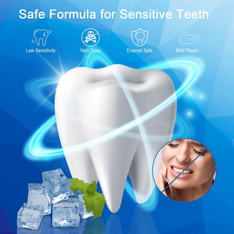 Teeth Whitening Strips, Fast Teeth Whitening 21-Day Treatments(42 Strips), Professional