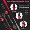 Magnetic Spark Plug Socket Set with Torque Wrench 3/8 Drive,
