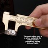 Handy Sliding Gauge Brass Vernier Caliper Ruler Measuring Tool Double