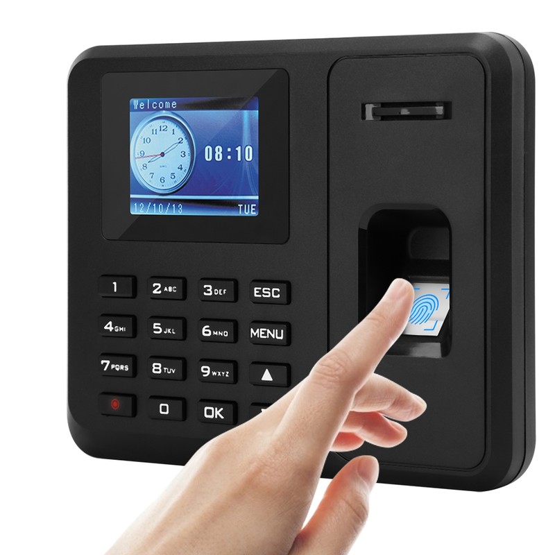 2.4in TFT LCD Screen Fingerprint Time Recorder Employee Attendance Machine