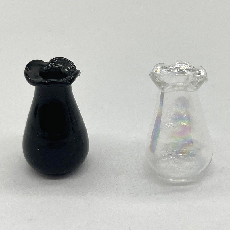 SPANSEE 2 PCS Cat Whisker Vase, Tiny Vase for Decor,
