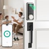 Keyless Entry Door Lock Deadbolt with Handle Set, Smart Locks