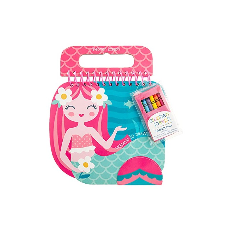 Stephen Joseph, Almohadilla de Dibujo en Forma, Sirena Rosa, Talla