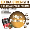 French Maritime Pine Bark Extract Strength 450 mg 120 Capsules