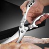 Premium Kitchen Shears for Poultry, Fish, and Vegetables, Multipurpose Cooking