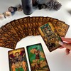 CRAFTERIAN Bright Tarot Cards Deck, 78 Tarot Deck, Original Tarot