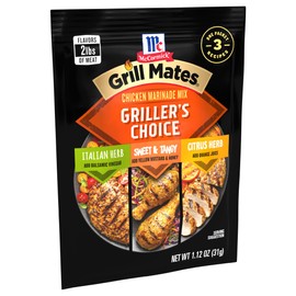McCormick Grill Mates Griller's Choice Chicken Marinade Mix, 1.12 oz (Pack of 12)