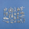 Unbranded Ultimate Sports Charm Collection Antique Silver Tone 24 Charms