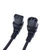 Toptekits C14 to Angled C13 Power Cords - 2ft/60cm, Down