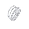 Elli Women's Stacking Ring Set of 4 Twisted in 925