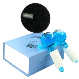 CIBLUTY ICE GLOBES for FACIAL, 2 PCS Facial Globes for Massage Tool, Facial Roller Cold Skin Massagers, Tighten Skin, Reduce Puffiness and Dark Circles, Enhance Circulation