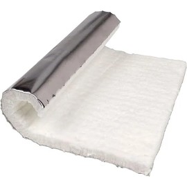 Total Hearth Flame Guard Blanket – Lynn 9351 | 12" x 10" x 1/2" | 2100°F Rated Superwool with Heavy Foil | Reusable High-Temp Shield