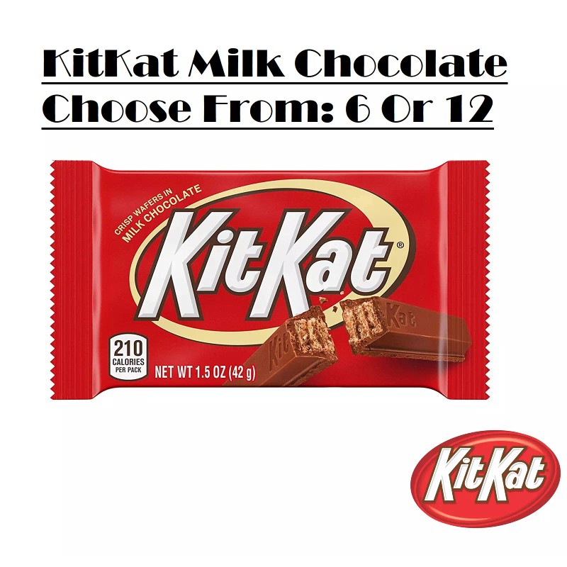 KitKat KIT KAT Milk Chocolate Wafer Candy, 1.5 oz. Bars