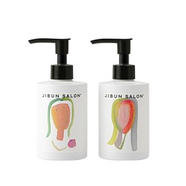JIBUN SALON シャンプー200ml／トリートメント200ml (セット有り)【髪と頭皮のダメージケア・潤いとツヤをサポート】天然成分配合・シトラスの香り (シャンプー＆トリートメント)