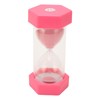 2pcs Hexagonal Hourglass 15 Minutes Learning Sand Timer Portable Plastic