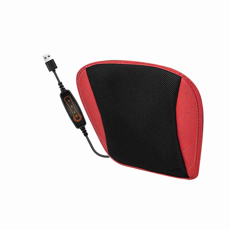 Ventilated Seat Cushion with USB Port, Summer Breathable Cooling Pad