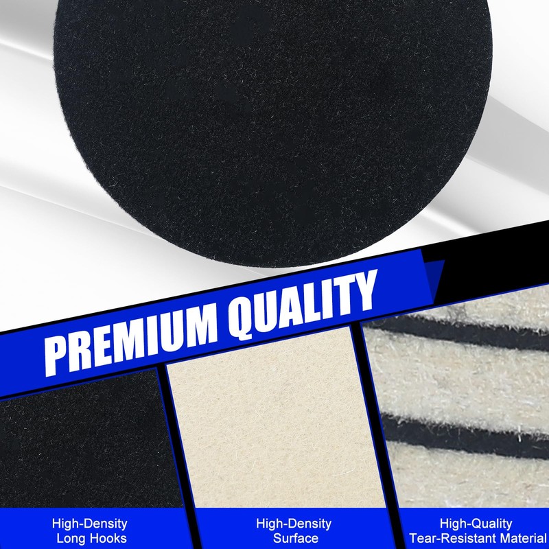 Lanties 10 Pcs 5 Inch Wool Polishing Pads, Wool Felt