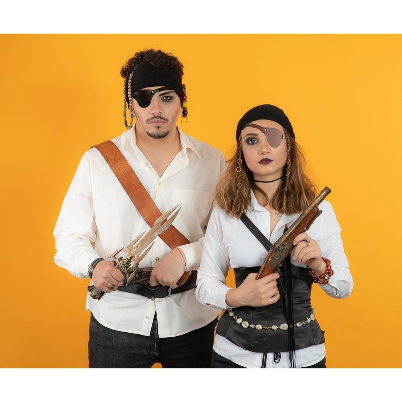 Andean Leather - Leather Eye Patch, Eye Patches for Adults,