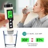 Water Tester 2 in 1 Detachable Probe Design ABS LCD