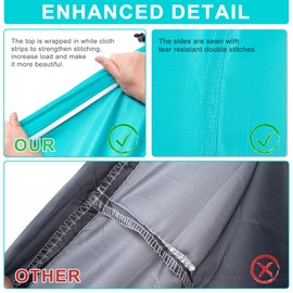 2 Pack 28" x 40"Travel Laundry Bag, Machine Washable Dirty Clothes Organizer with Drawstring,Large Enough to Hold 4 Loads of Laundry, Easy Fit a Laundry Hamper or Basket Travel Essentials