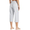 Willit Women's Capris Pants Cotton Yoga Capri Casual Lounge Pants