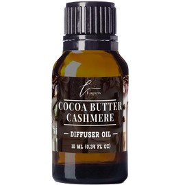 LaPew Diffuser Oil Cocoa Butter Cashmere Scent – Luxury Fragrance Oil for Ultrasonic and Waterless Diffusers – Hotel-Inspired Aroma – 10 mL, 0.34 fl oz Glass Dropper Bottle