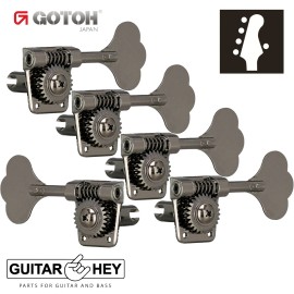 GOTOH NEW Gotoh Res-O-Lite GB528 Vintage Style Bass L4+R1 Set Lightweight 4x1 COSMO BK