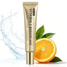 Vitamin C Booster Shot Serum, Vitamin C Wrinkle Glowing Essence Cream, Este tónico iluminador e hidratante reduce eficazmente las manchas oscuras y las arruga